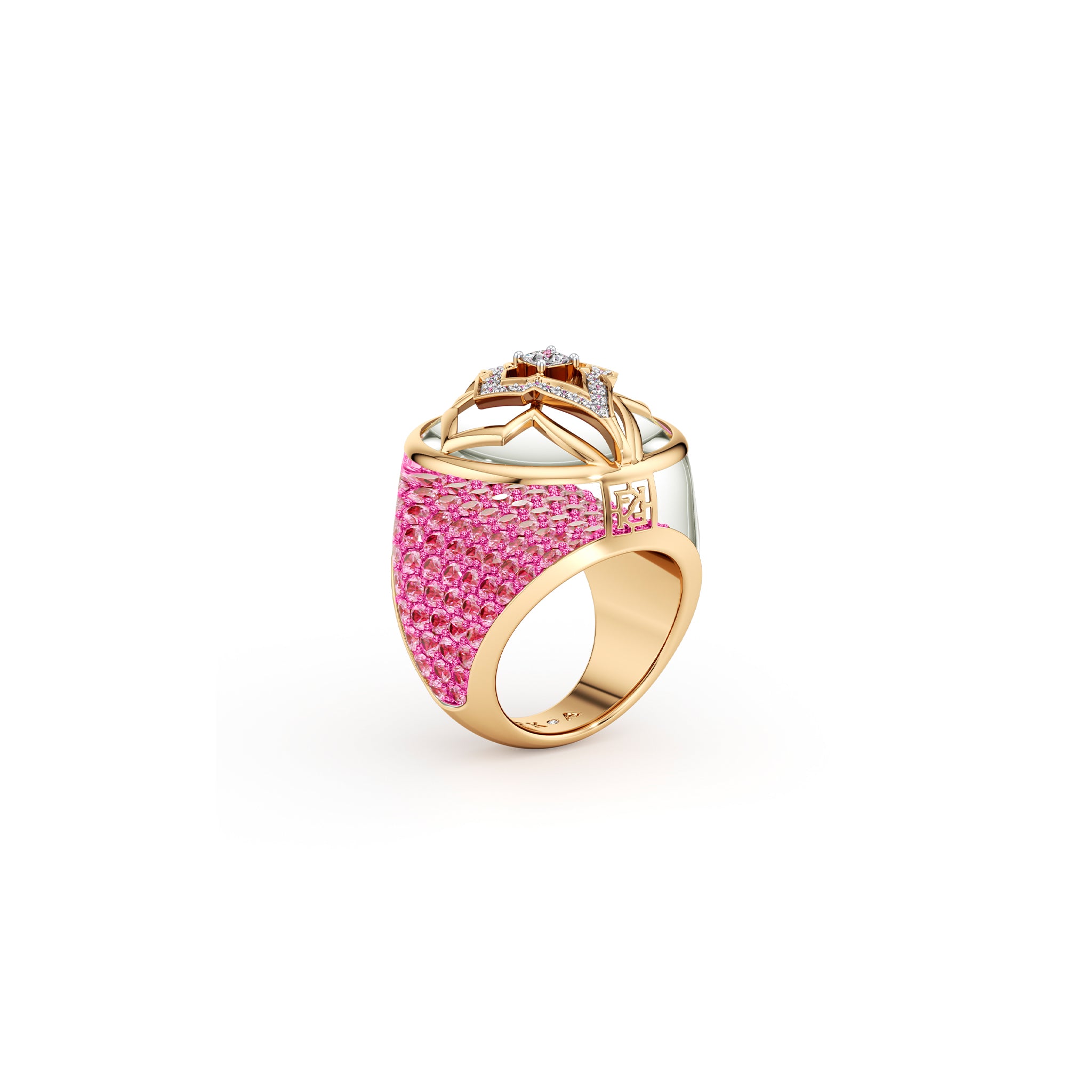 Blush Globetrotter Ring