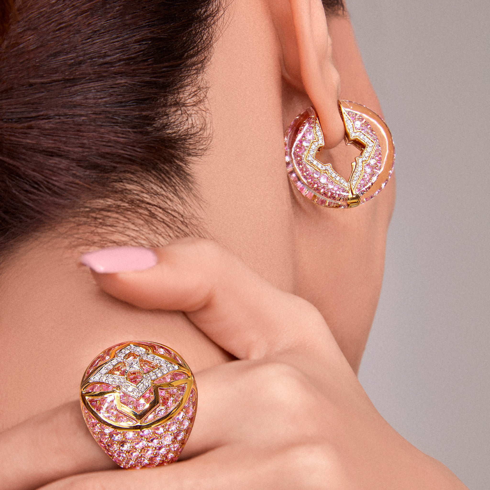 Blush Globetrotter Ring