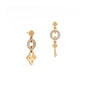 Lock & Key Earrings