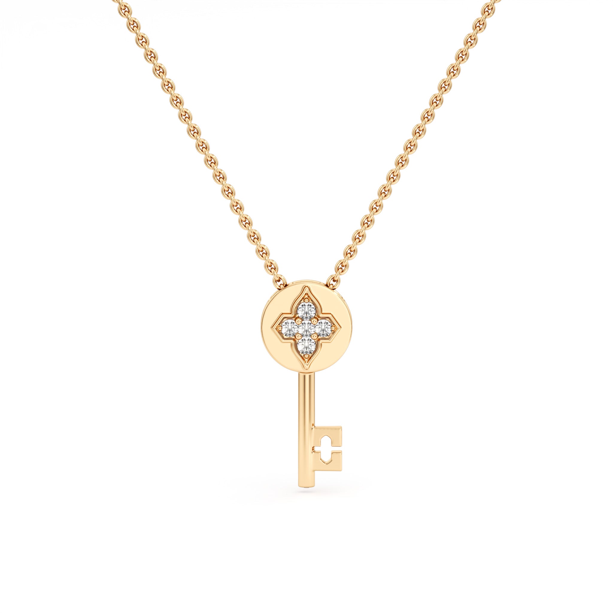 Key to Fortune Pendant