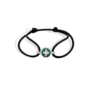 Orbit Cord Bracelet – Malachite