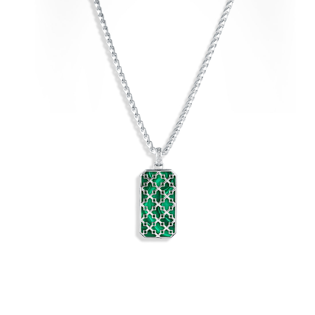 Matrix Pendant – Malachite