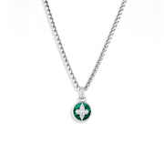 Orbit Pendant – Malachite