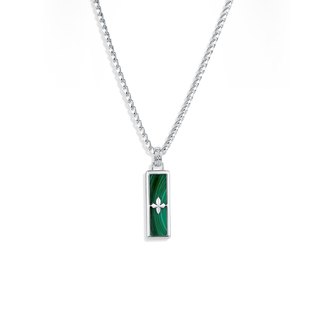 Signet Pendant – Malachite