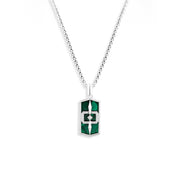 Vertex Pendant - Malachite