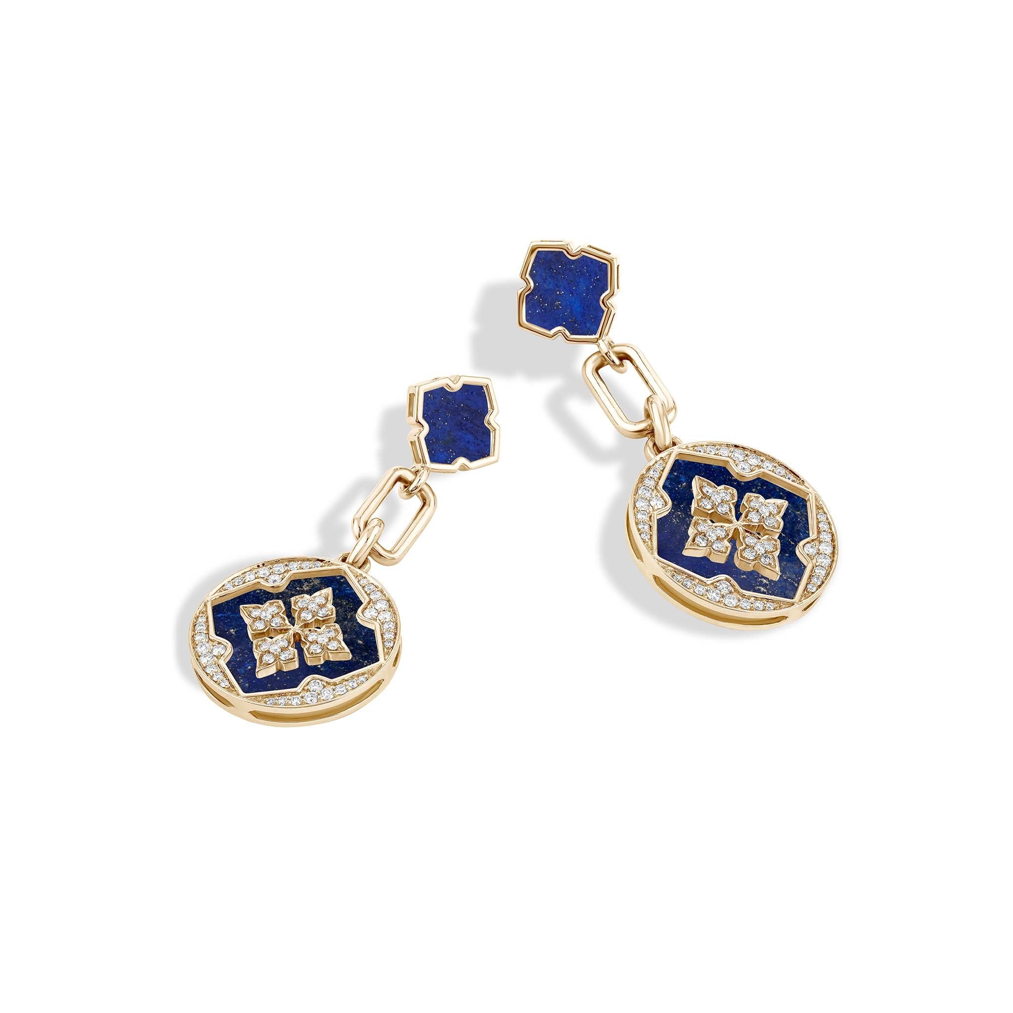 Deep Blue Swing Earrings