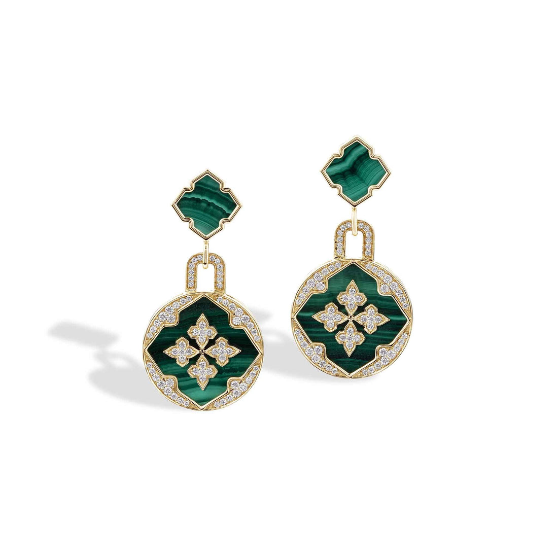 Green Cascade Earrings