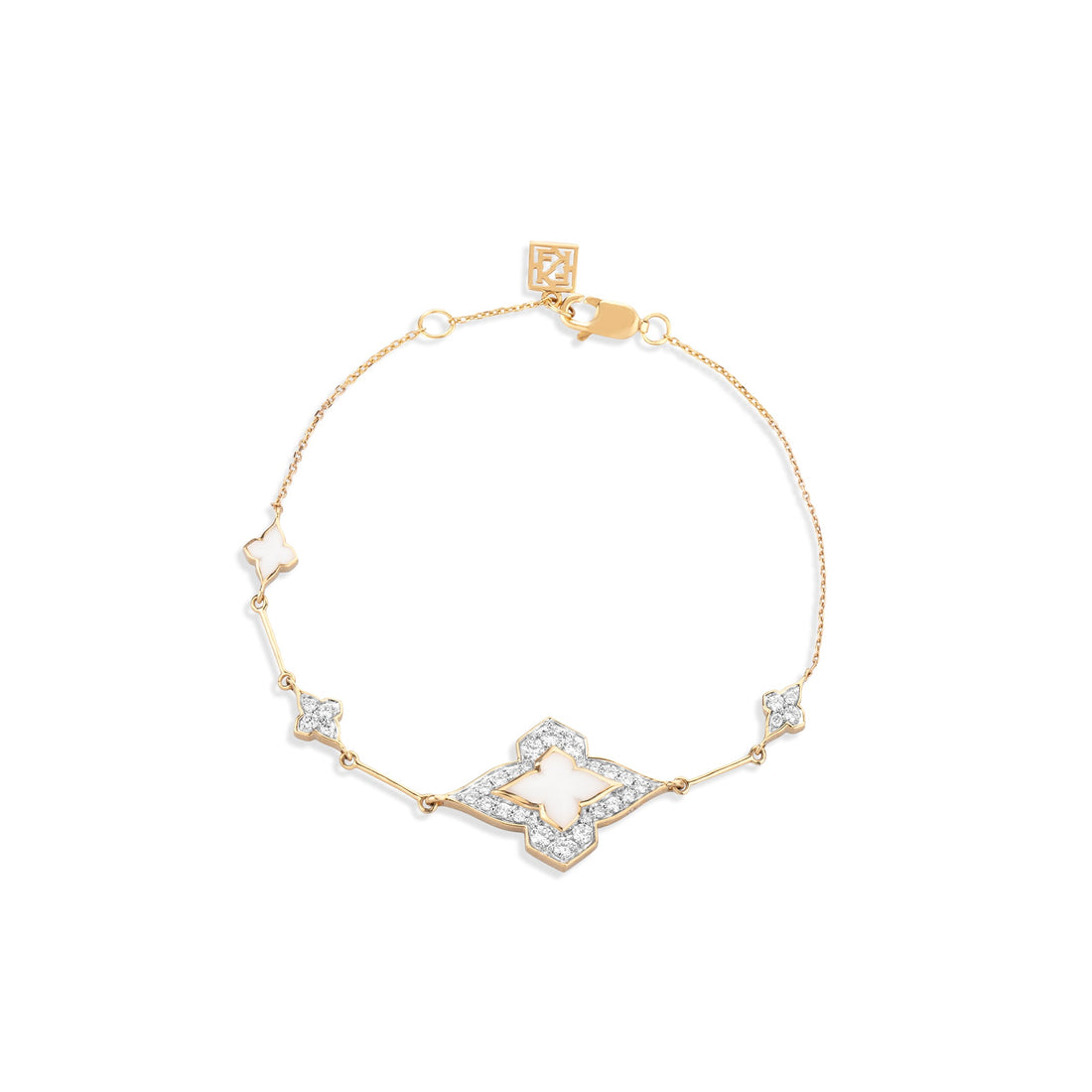 White Ceramic Chic Bracelet