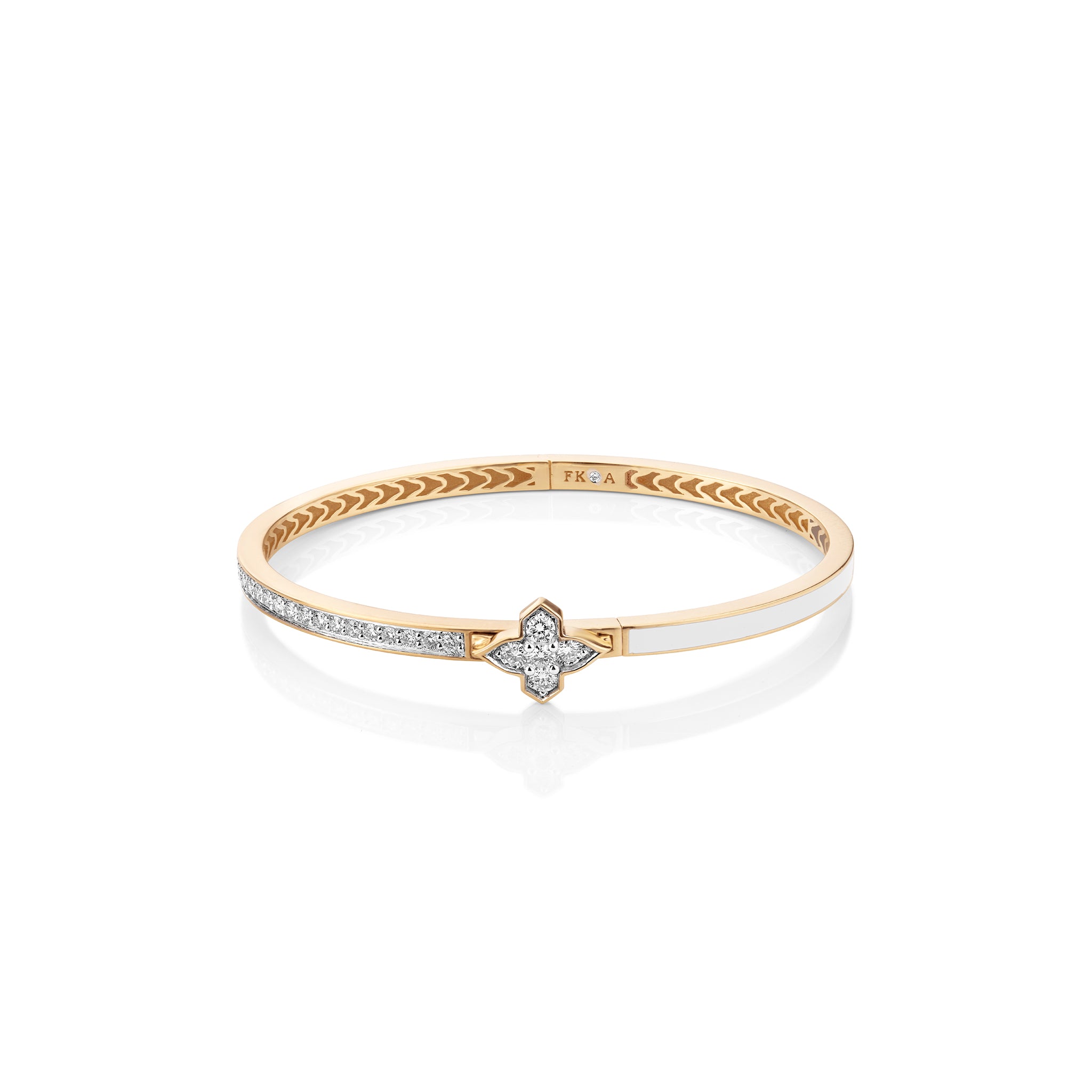 White Ceramic Sleek Bracelet