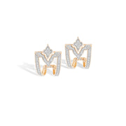 Diamond Sculpted Earrings