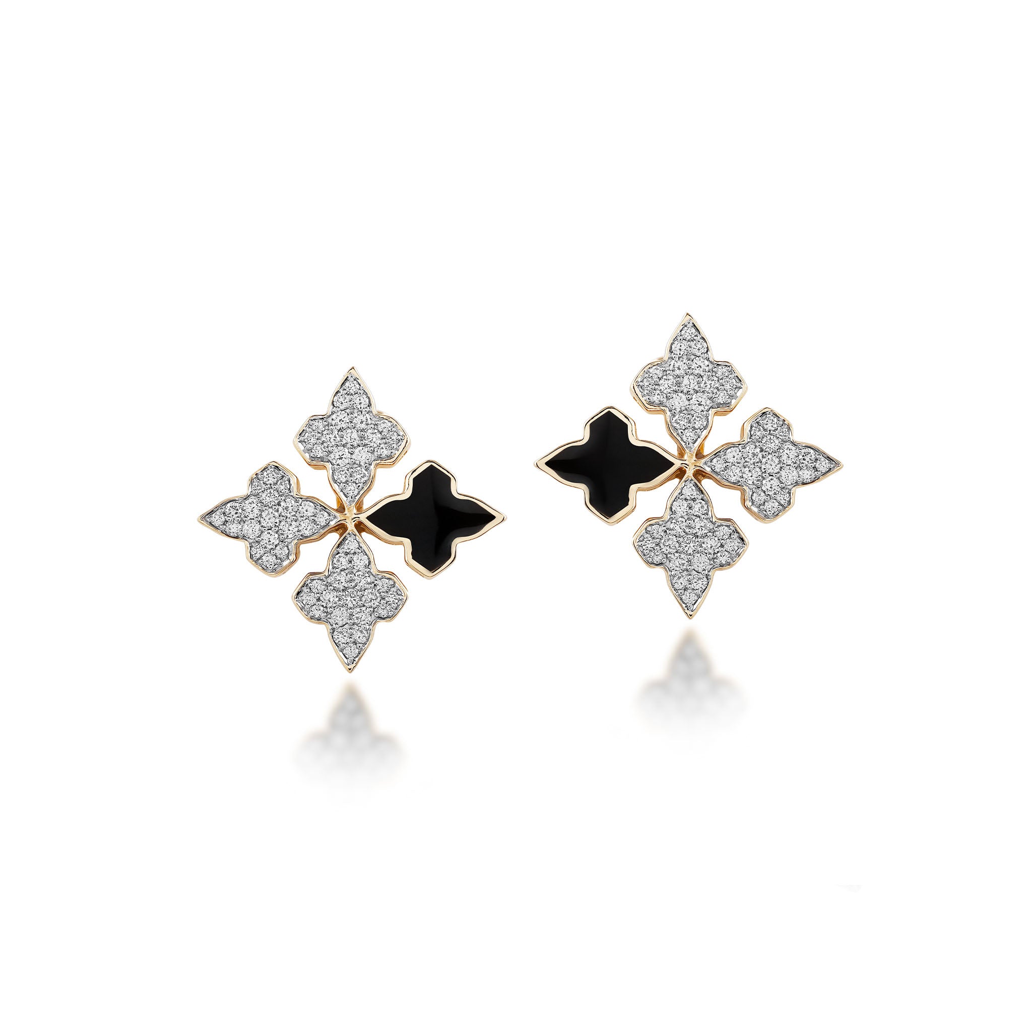 Black Stardust Earrings
