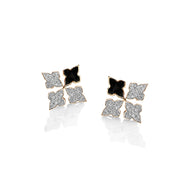 Black Stardust Earrings