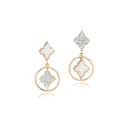 White Ceramic Stylish Polar Earring