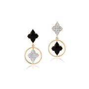 Black Ceramic Stylish Polar Earring