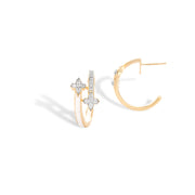 White Ceramic Luxe Earrings