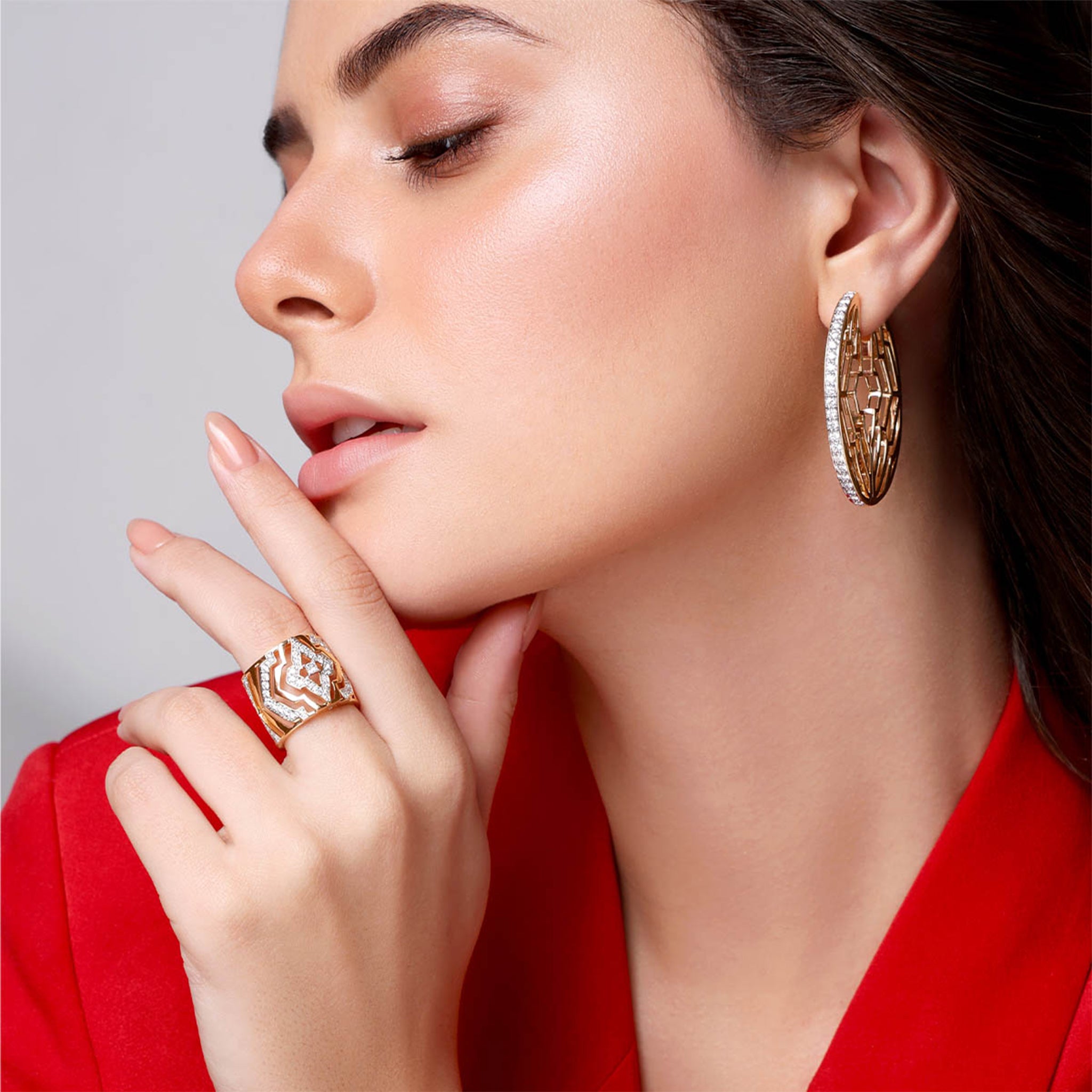 Infinite Statement Hoop Earrings