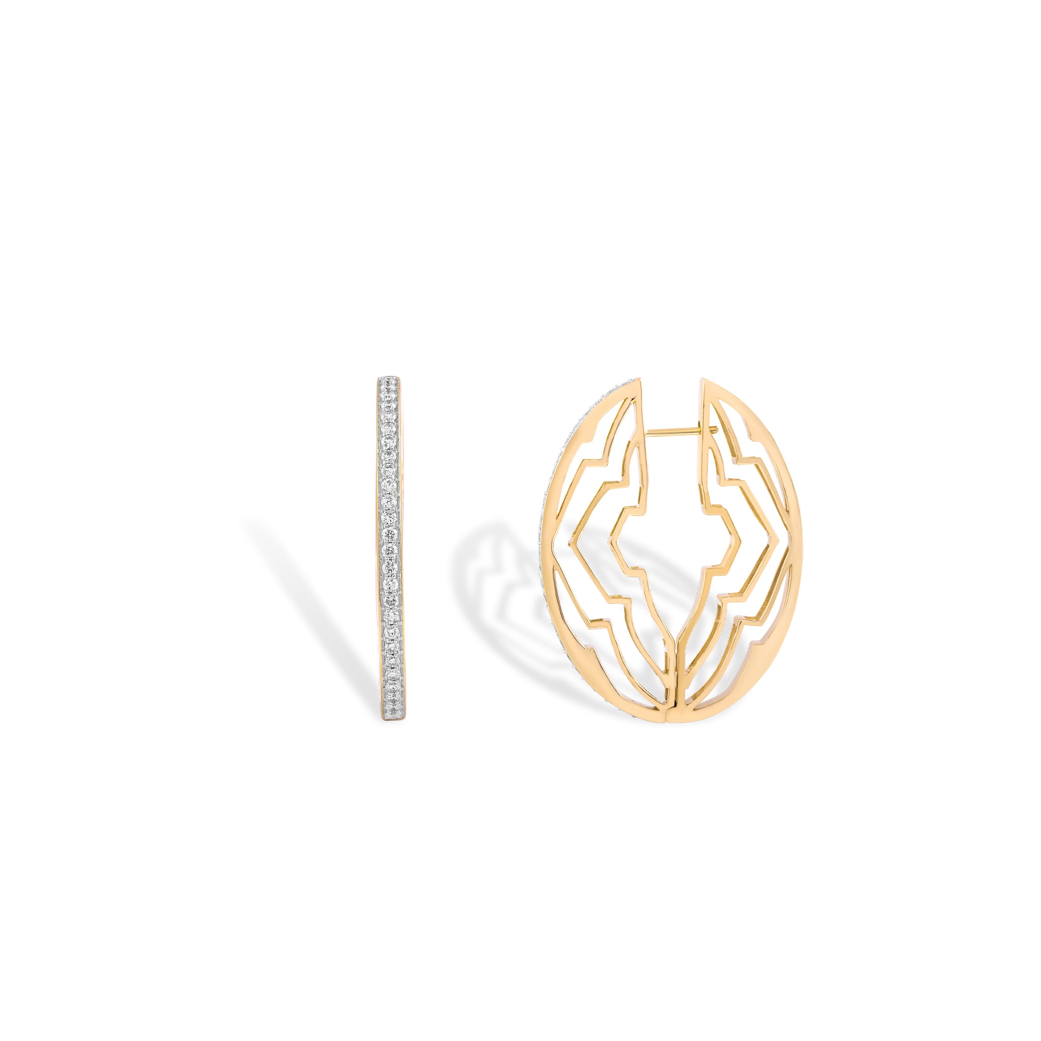 Infinite Statement Mini Hoop Earrings