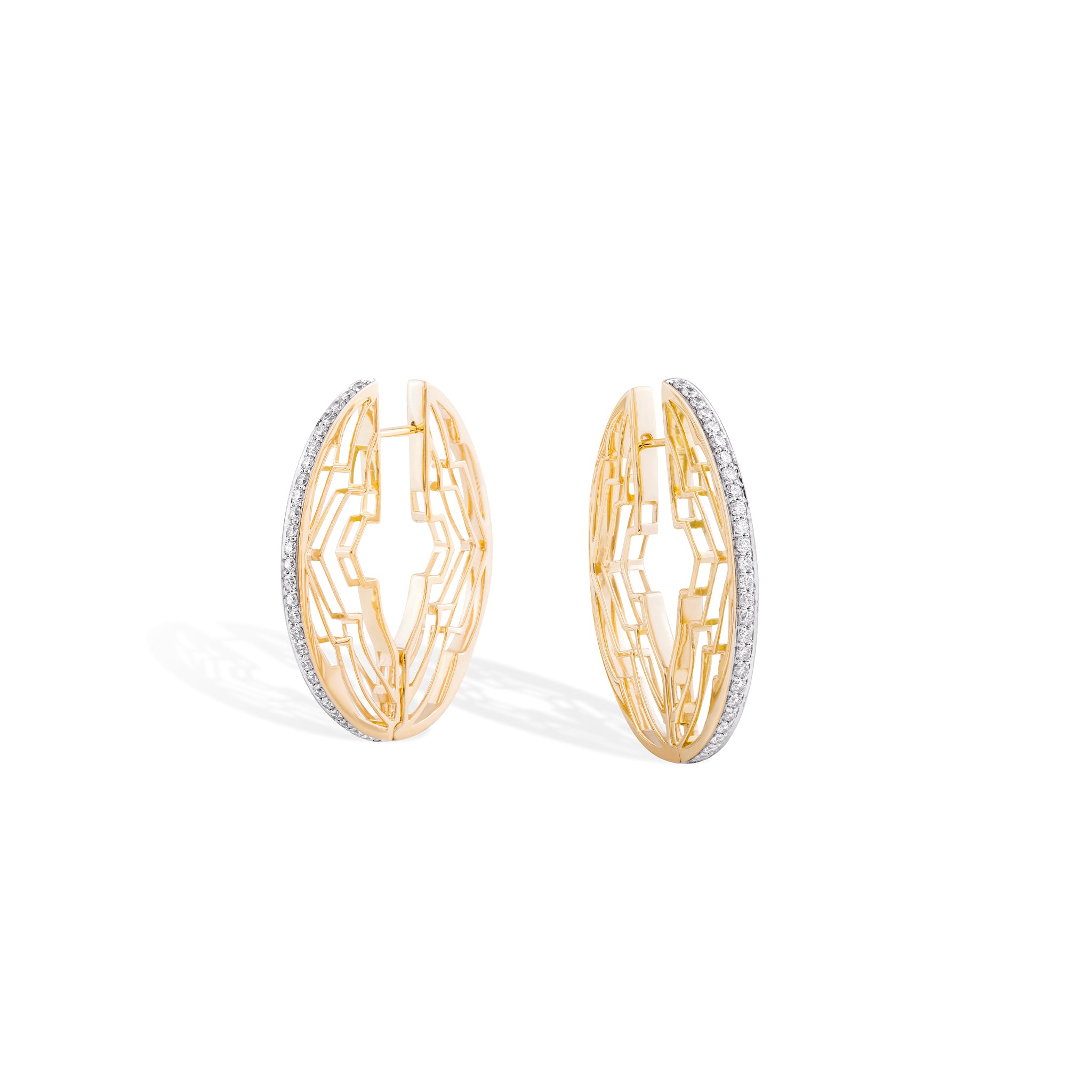 Infinite Statement Mini Hoop Earrings