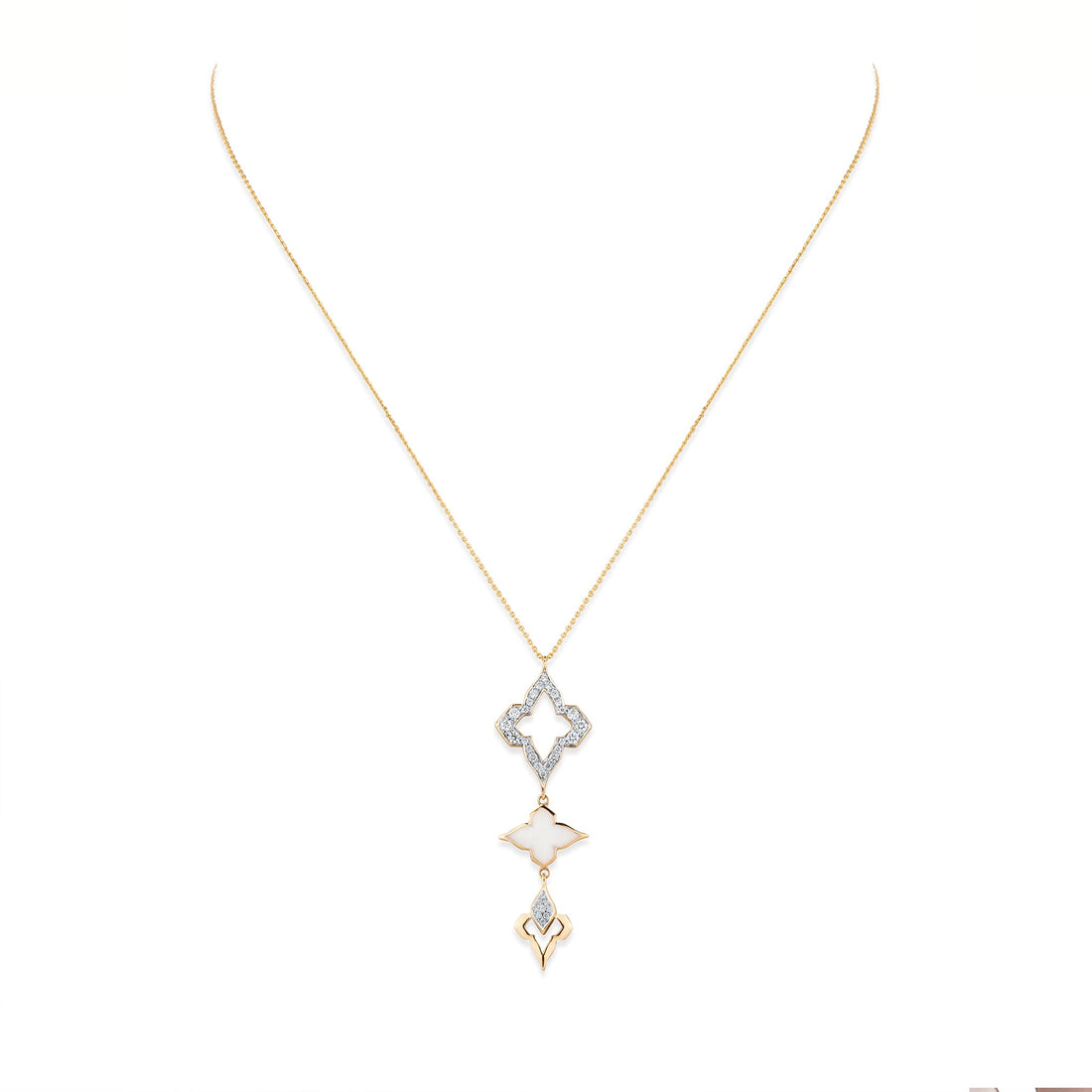 White Ceramic Classic Necklace