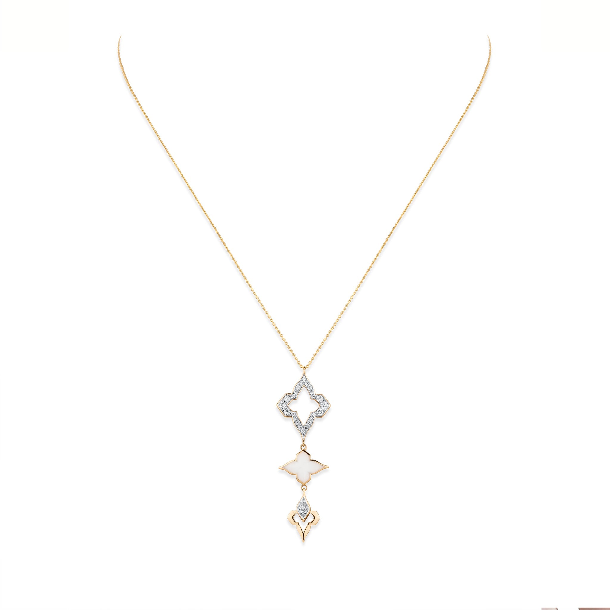 White Ceramic Classic Necklace