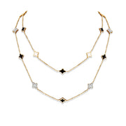 Black Ceramic Endless Necklace