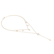 White Ceramic Cascade Necklace