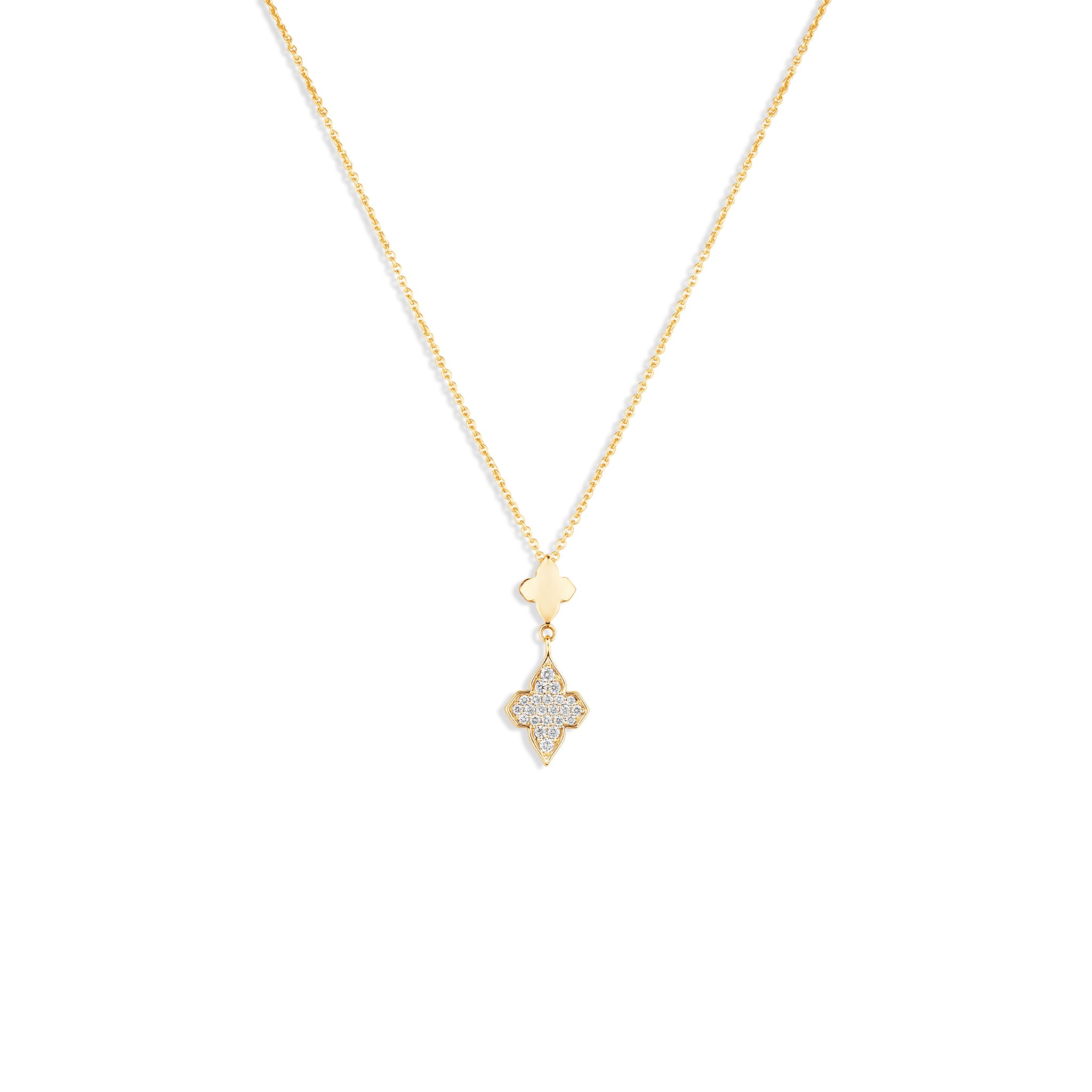 Diamond Drop Aayat Necklace