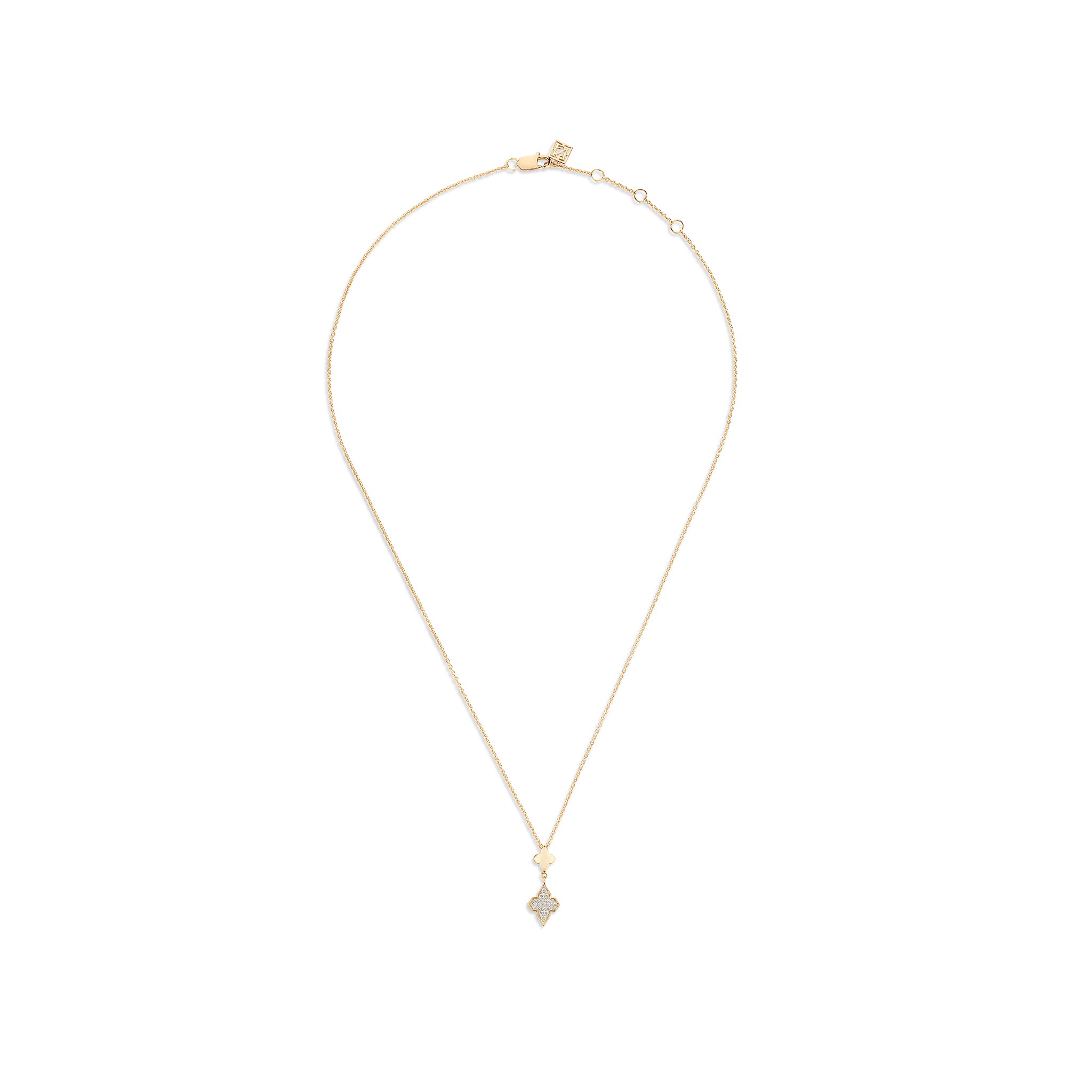 Diamond Drop Aayat Necklace