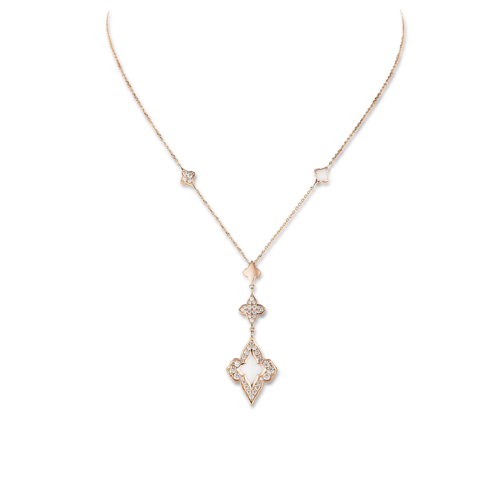Chic White Ceramic Necklace