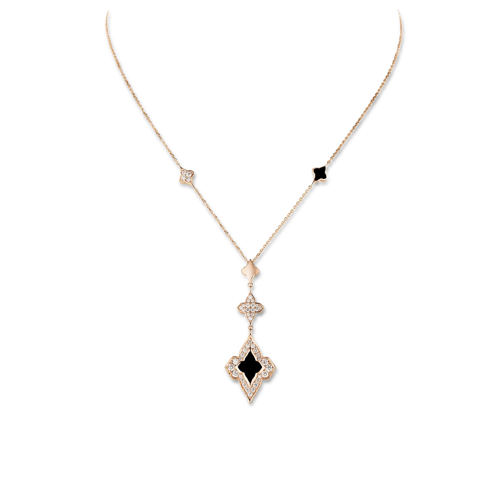 Chic Black Ceramic Necklace