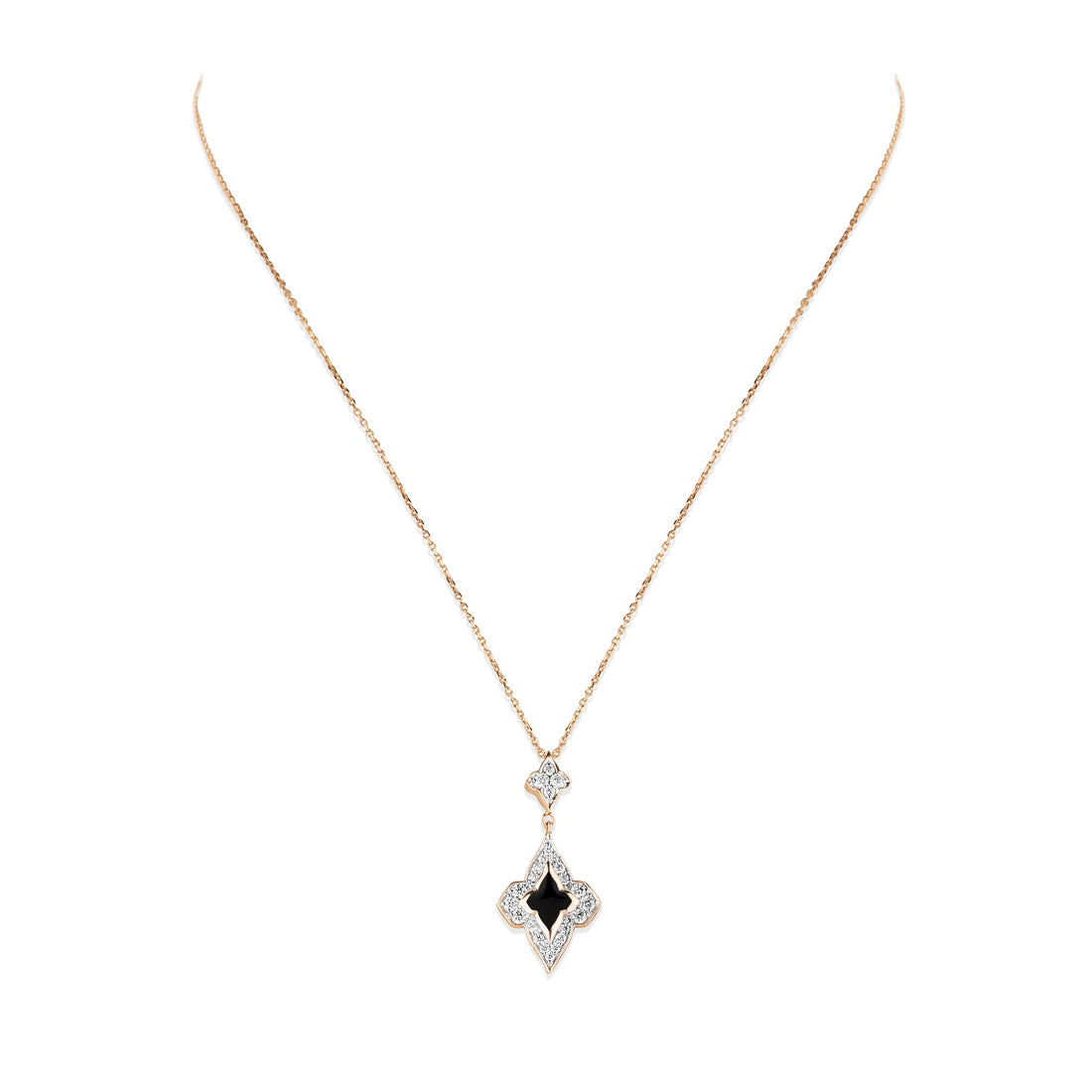Elegant Black Ceramic Pendant