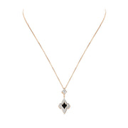 Elegant Black Ceramic Pendant