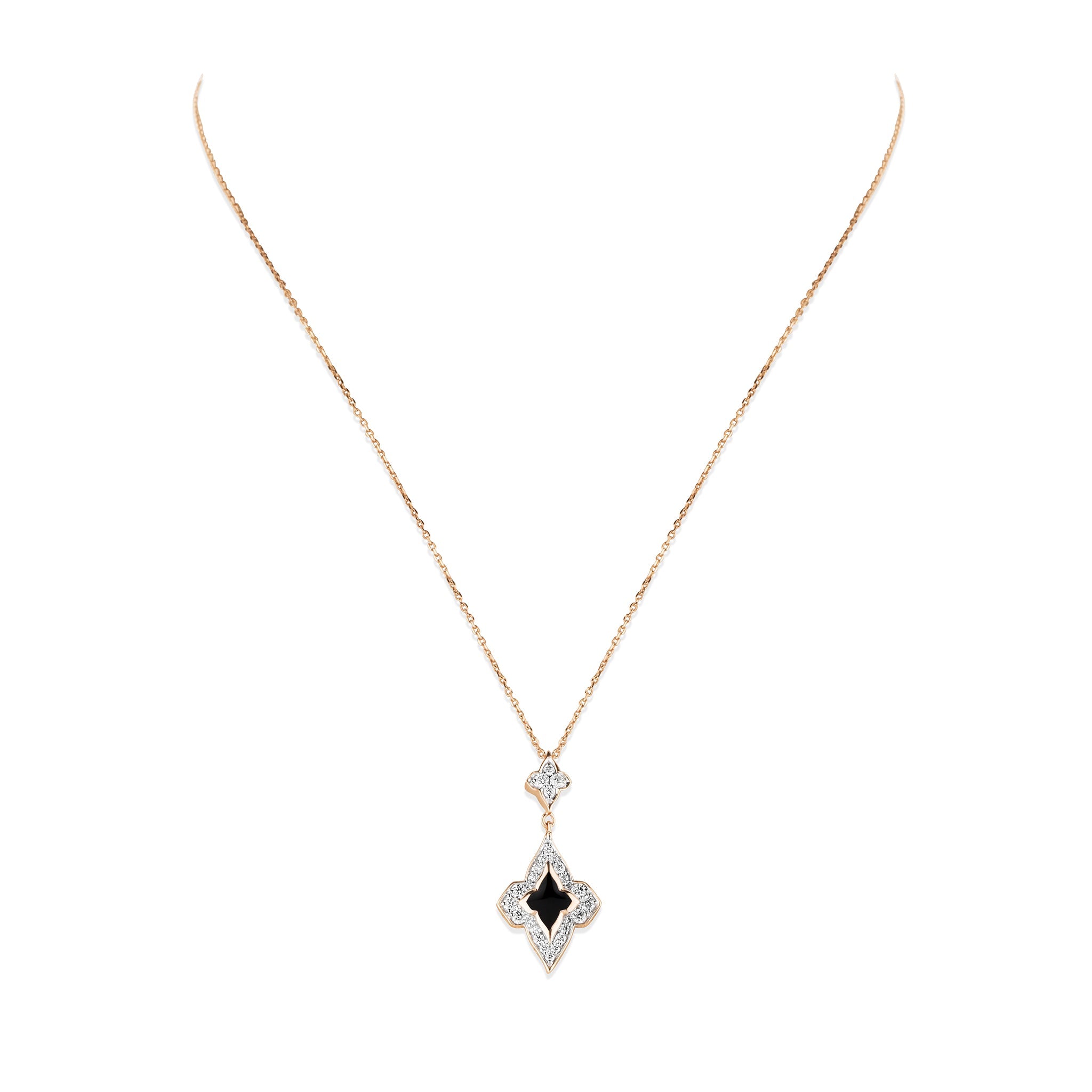 Elegant Black Ceramic Pendant