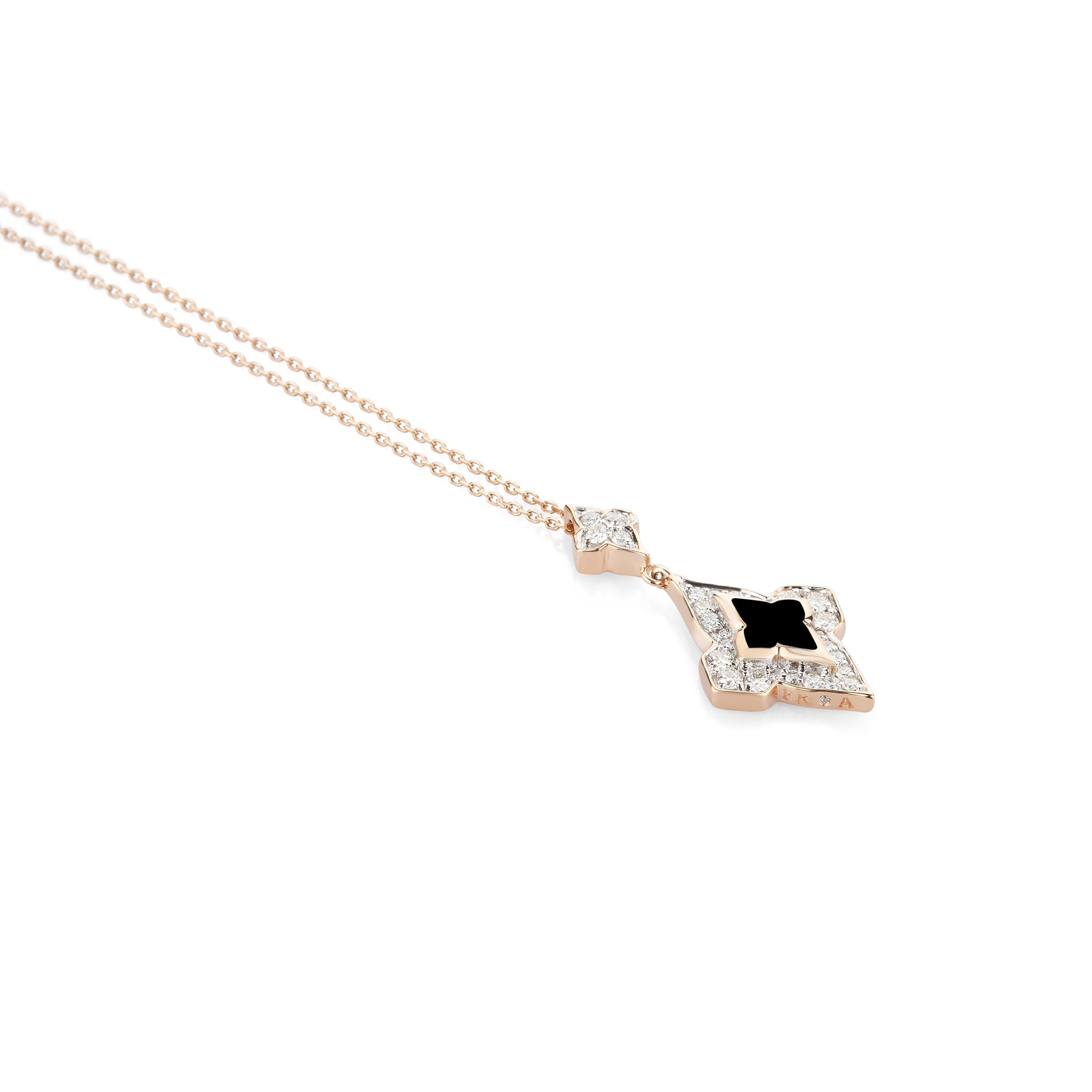 Elegant Black Ceramic Pendant