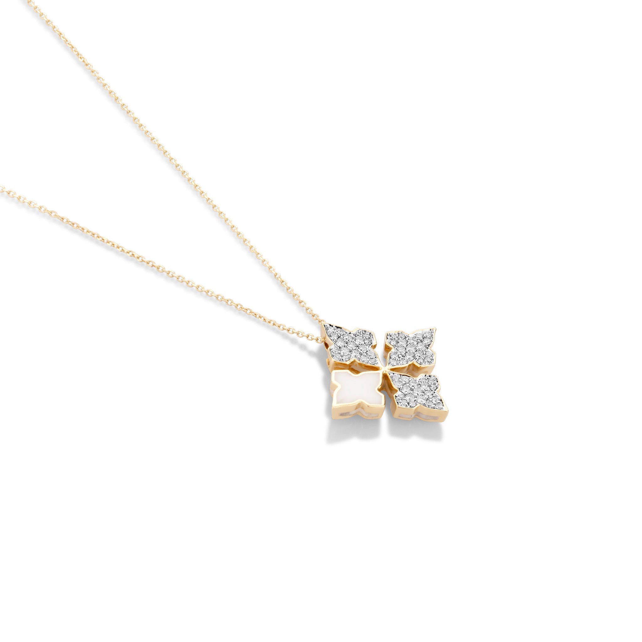 White Stardust Diamond Pendant