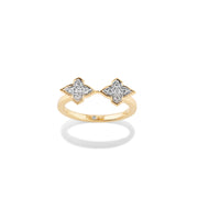 Diamonds Minimalistic Ring