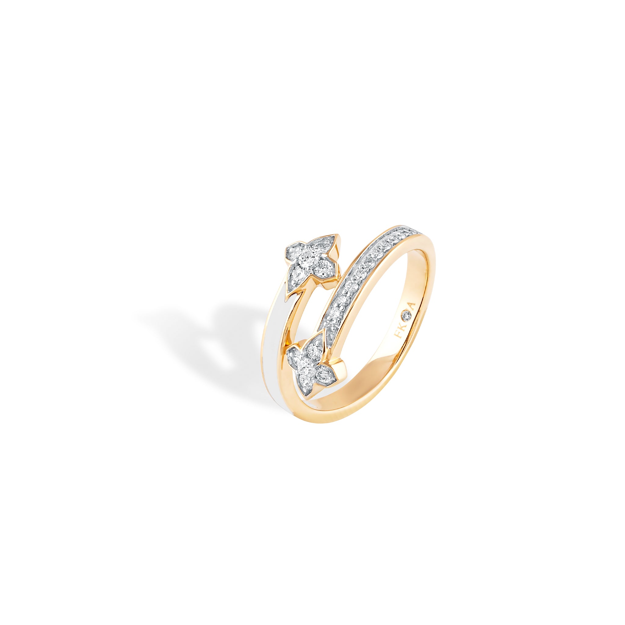 White Ceramic Luxe Ring
