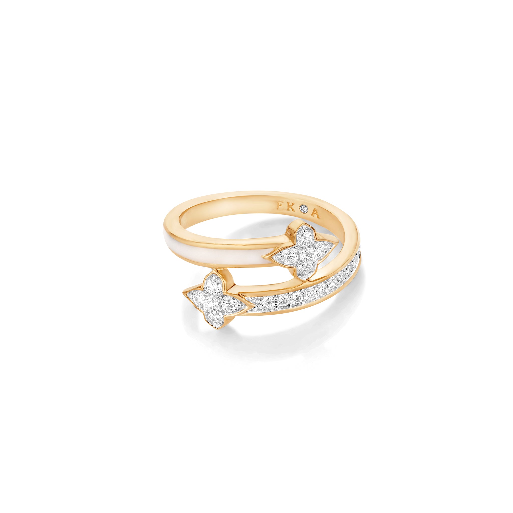 White Ceramic Luxe Ring