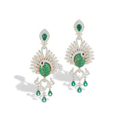 Peacock Waltz Earrings