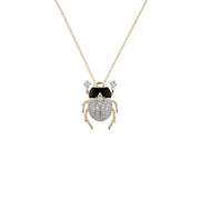 Scarab Crystal Shield Pendant