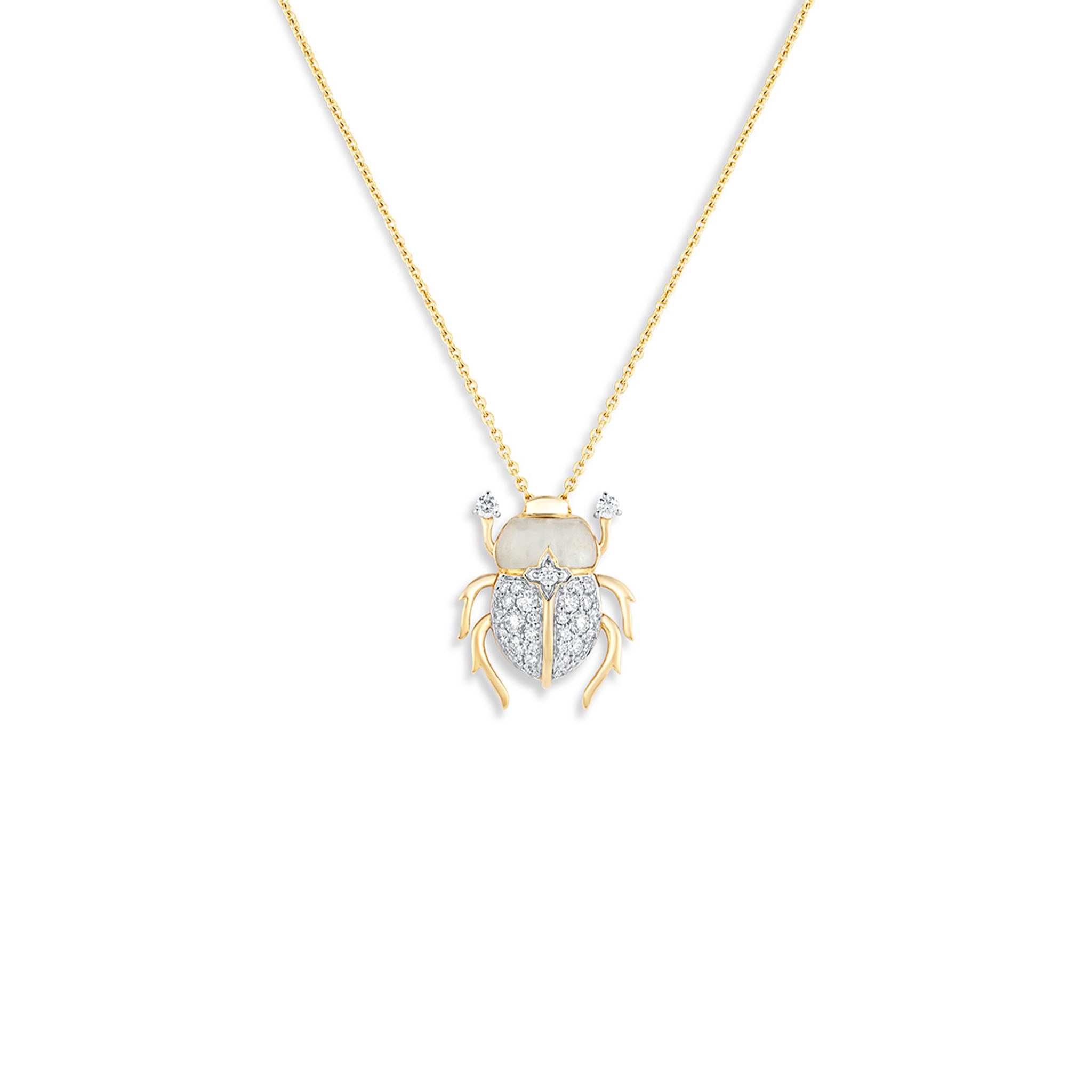 Scarab Luna Pendant