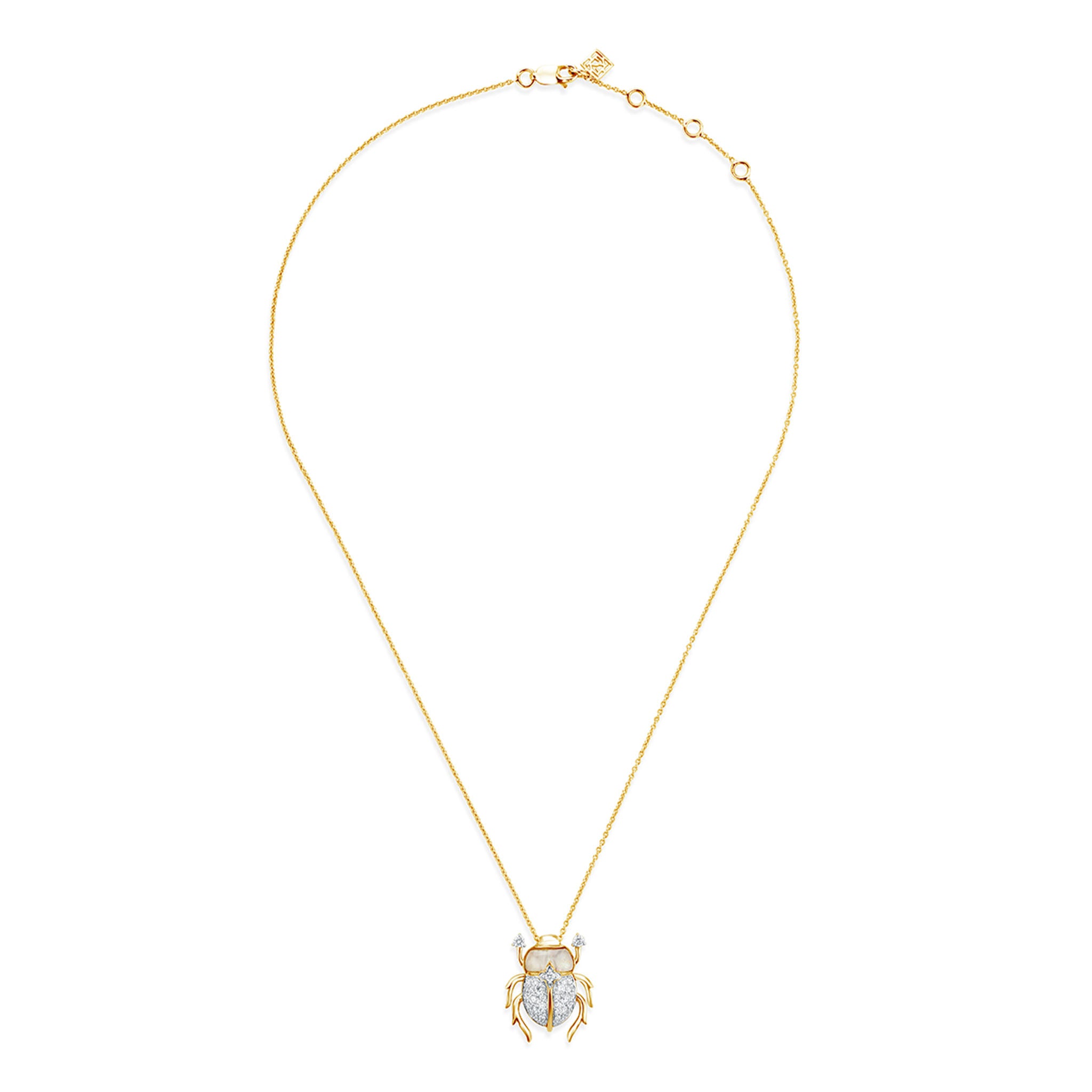 Scarab Luna Pendant