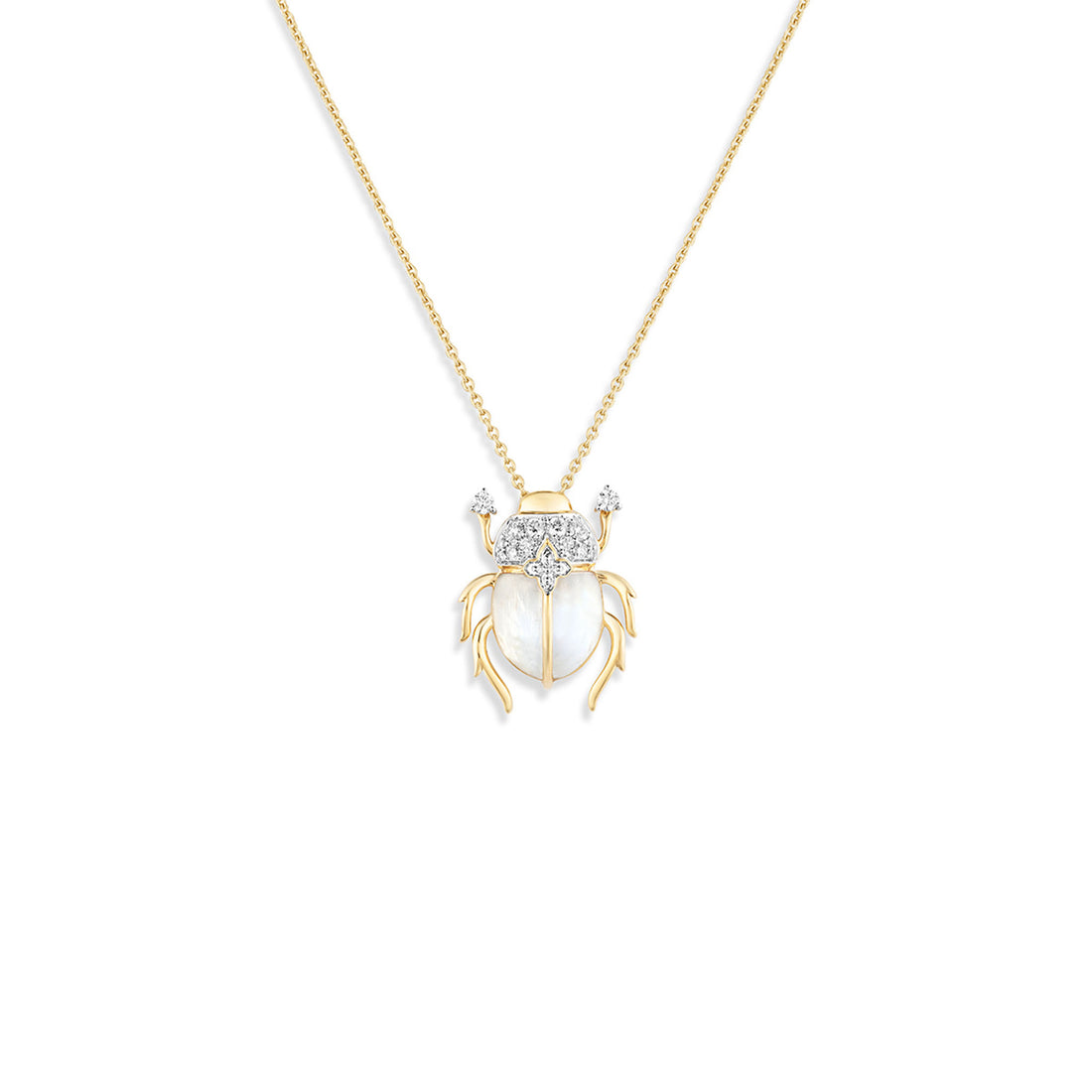 Scarab Moonveil Pendant