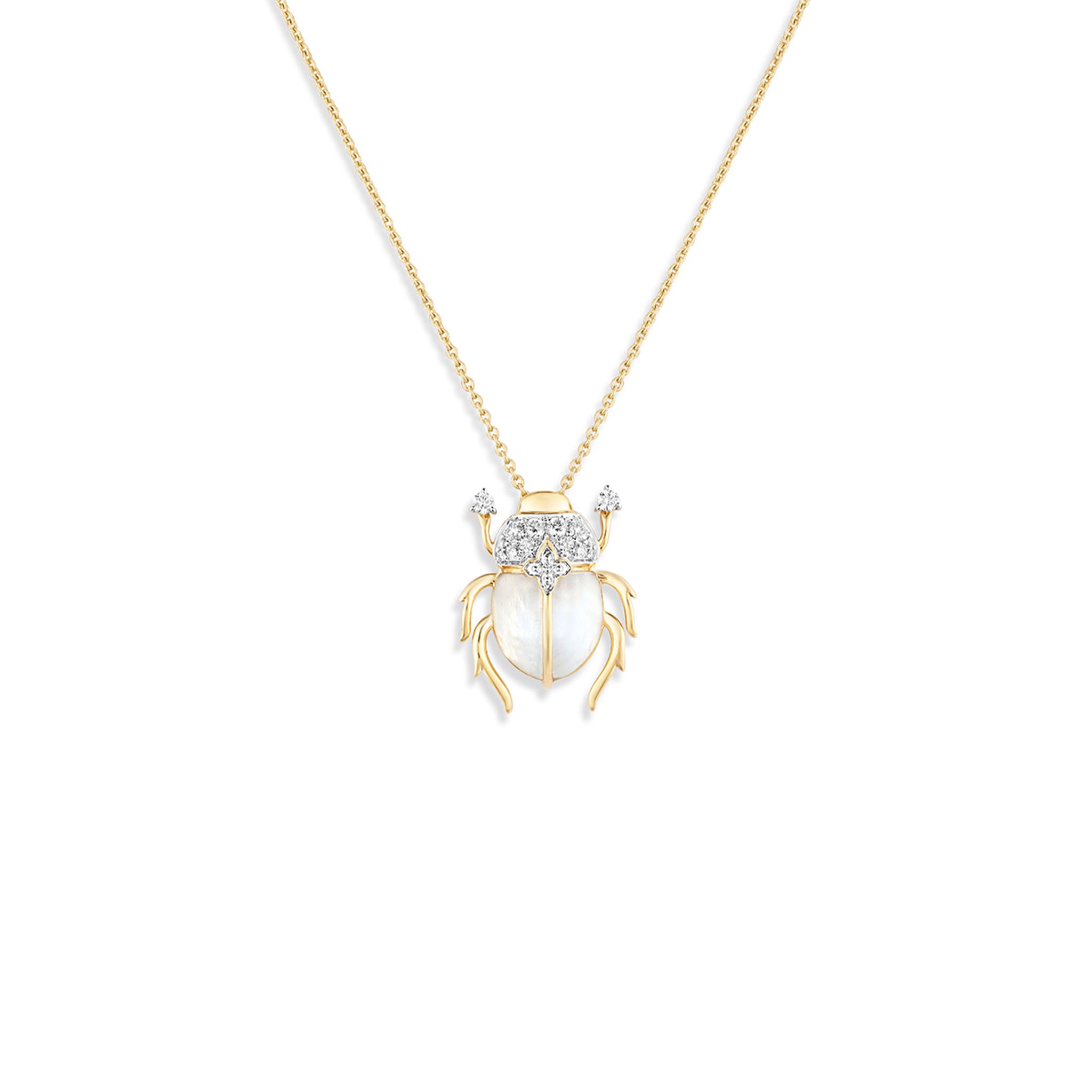 Scarab Moonveil Pendant