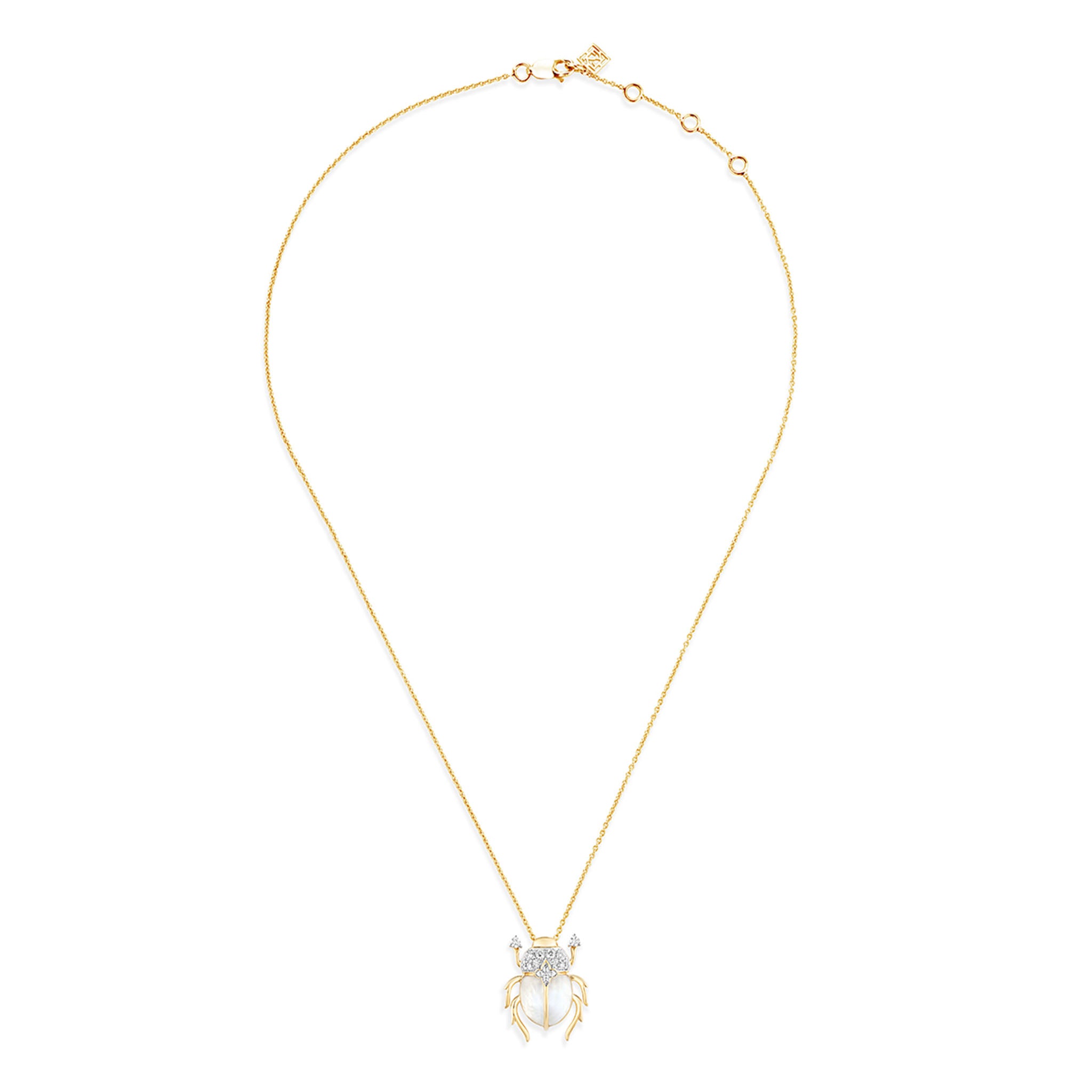 Scarab Moonveil Pendant