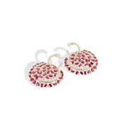 Spiral Rouge Earrings