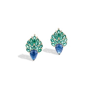 The Dancing Peacock Earrings