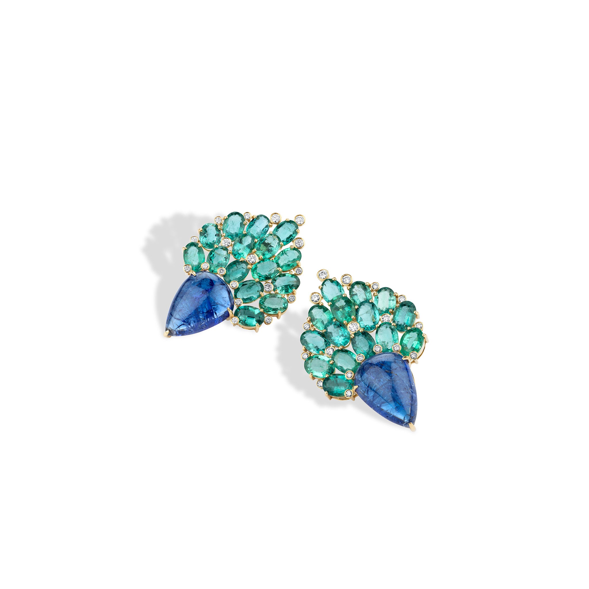 The Dancing Peacock Earrings