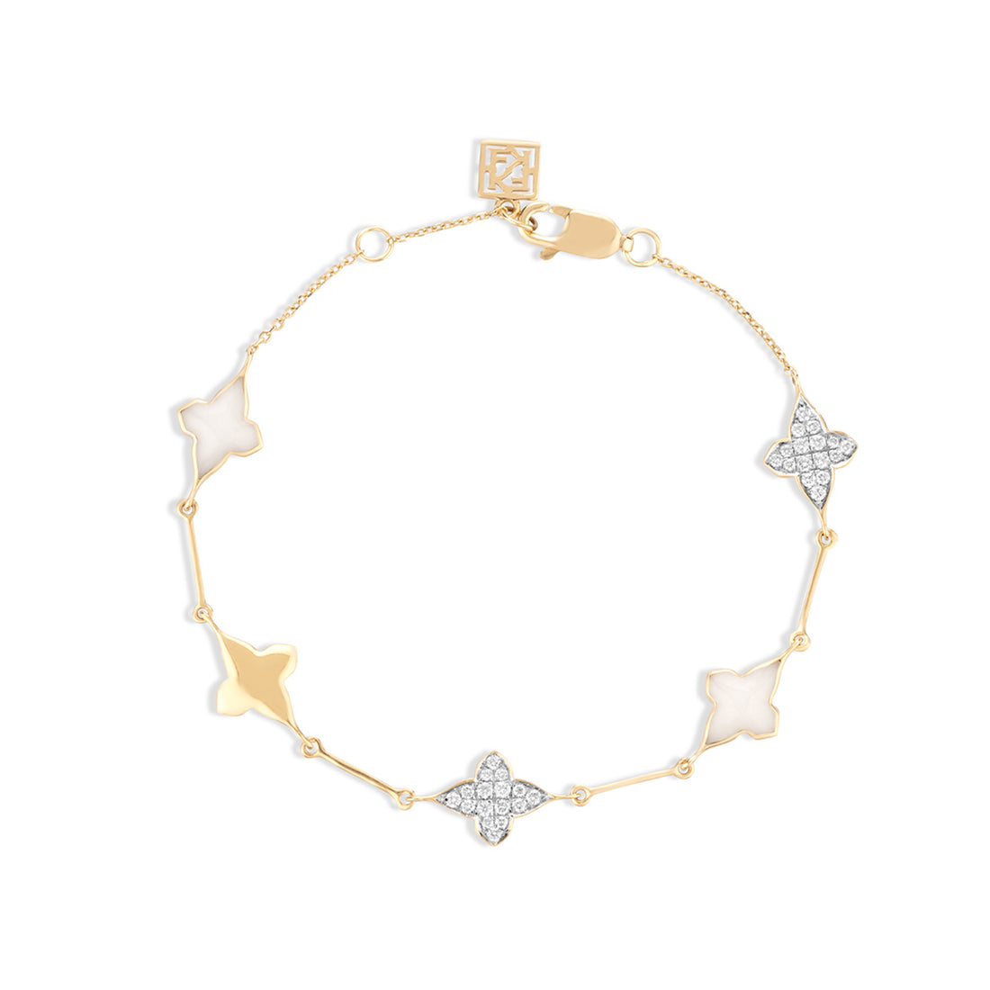 White Ceramic Modish Bracelet