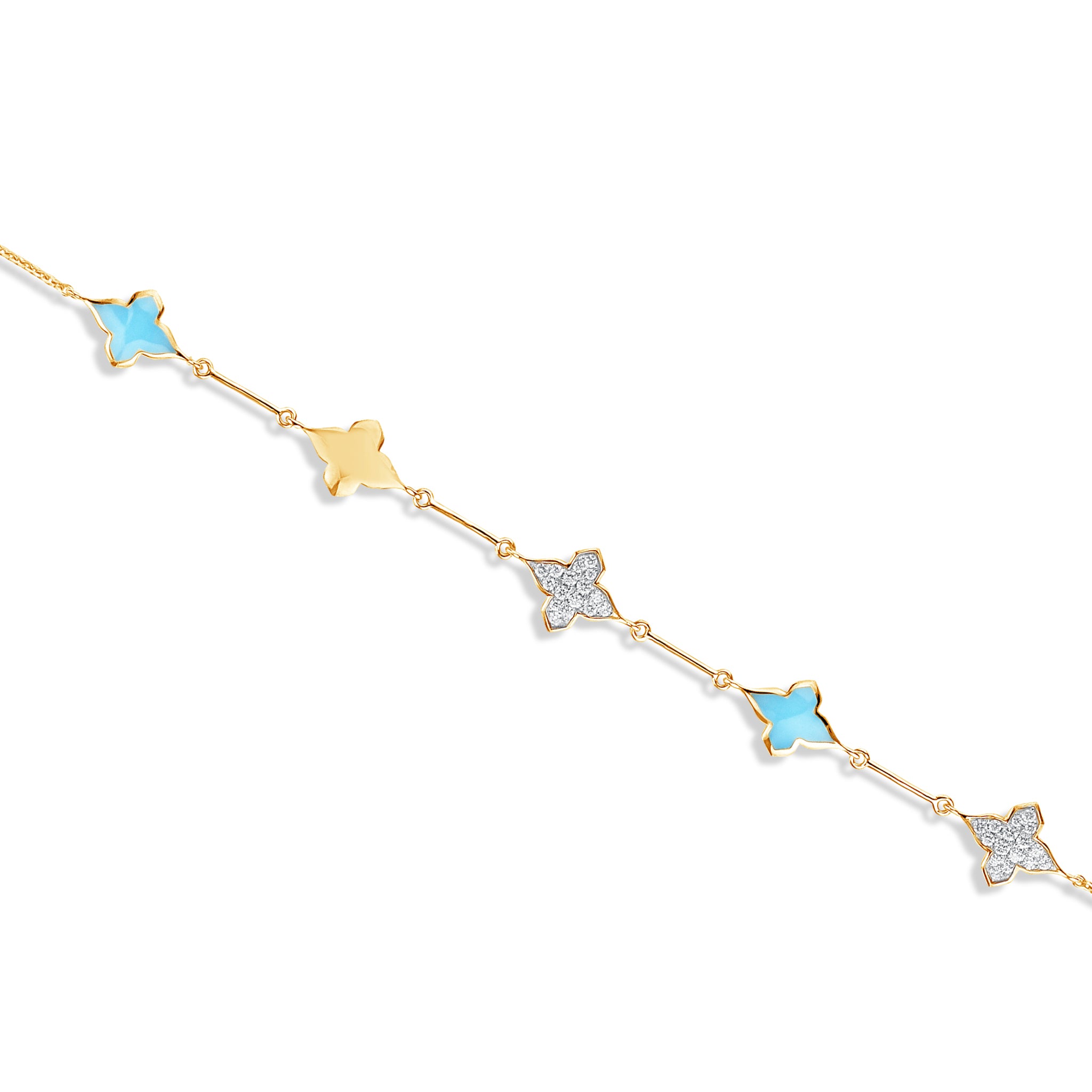 Blue Ceramic Modish Bracelet